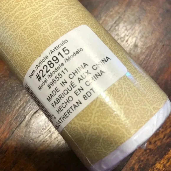 2 Duck Brand 228915 Peel N' Stick Faux Leather Adhesive Shelf Table Liner 20”x 6 - Picture 7 of 11